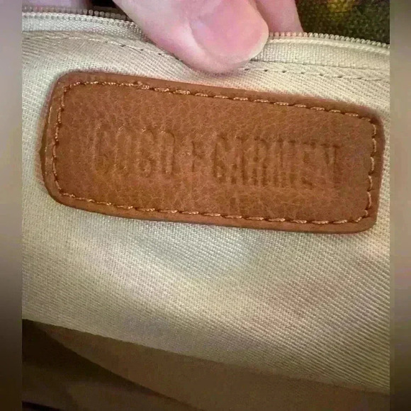 Coco + Carmen Peacock/Floral Fabric Satchel/Purse - Picture 15 of 16